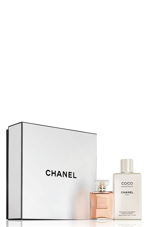 chanel mademoiselle perfume gift set.